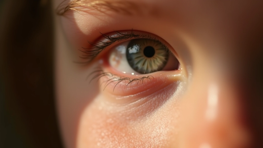 Detailed portrait showing skin texture and editing details