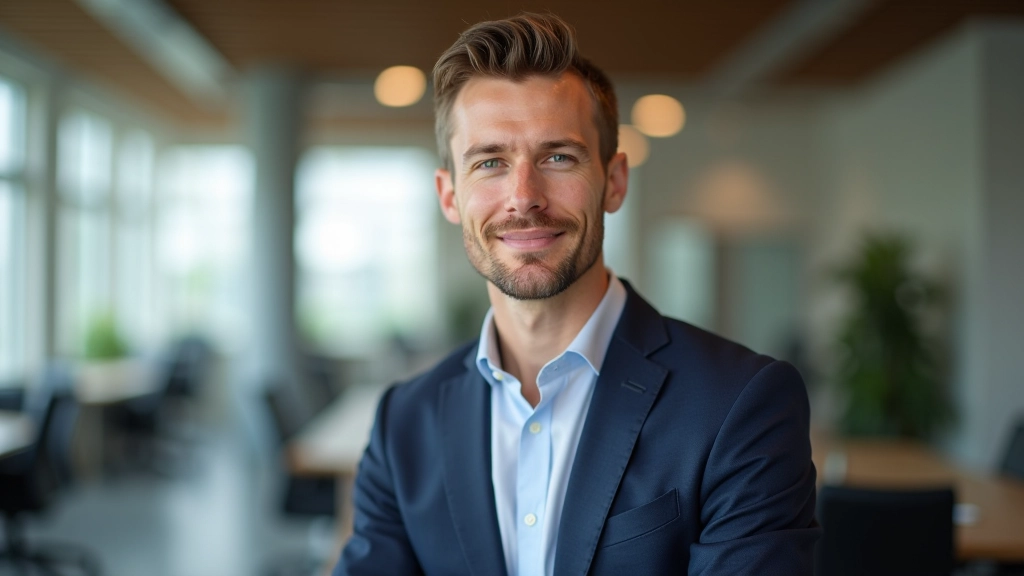 Professional headshot of a confident business professional